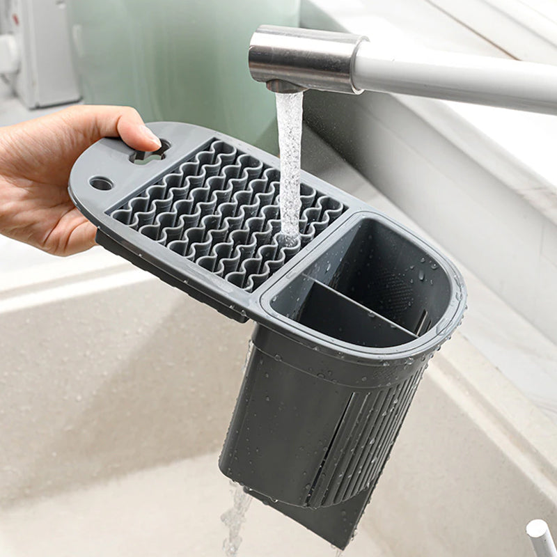 Large Capacity Multifunctional Knife Holder and Storage with Drainage_7