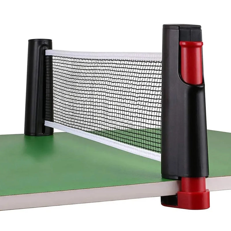 Instant Table Tennis Kit Ping Pong Set Retractable Net Rack + 2 Bats + 3 Balls_13