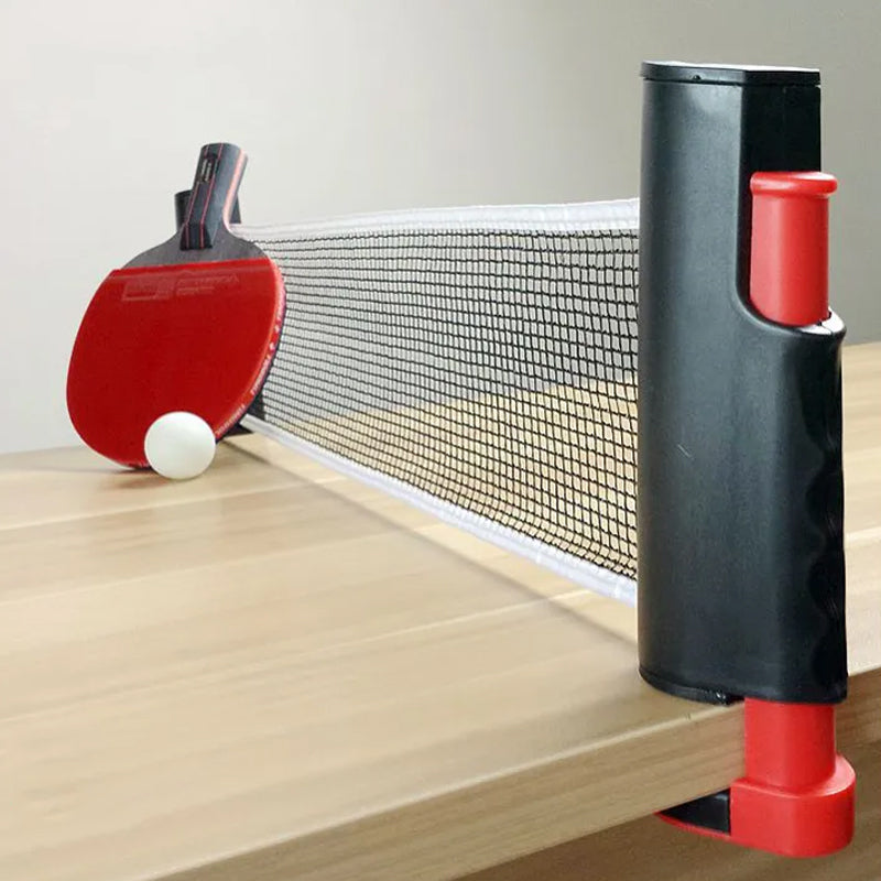 Instant Table Tennis Kit Ping Pong Set Retractable Net Rack + 2 Bats + 3 Balls_6