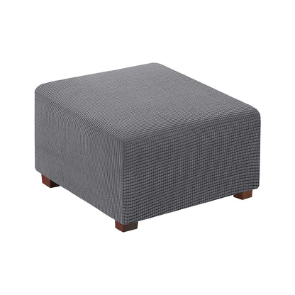 COMFEYA Square Ottoman Cover Premium Furniture Protector with Elastic Bottom_27