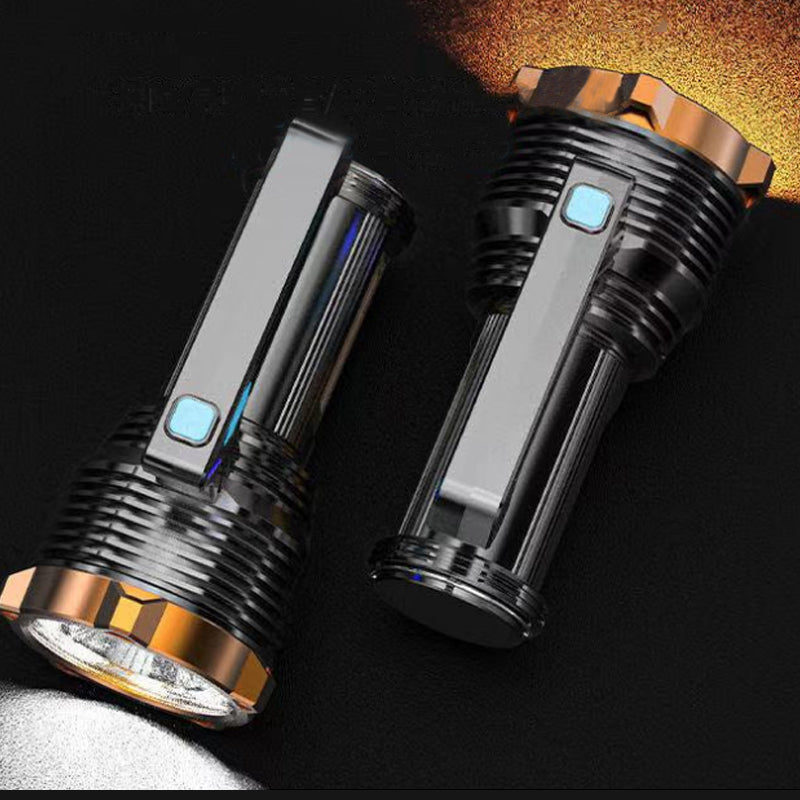 1200mAh Super Bright Searchlight LED Handheld Torch Spotlight- USB Charging_6