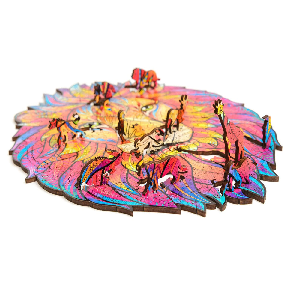 Colorful Mysterious Animal Wooden Toy Jigsaw Puzzle_17