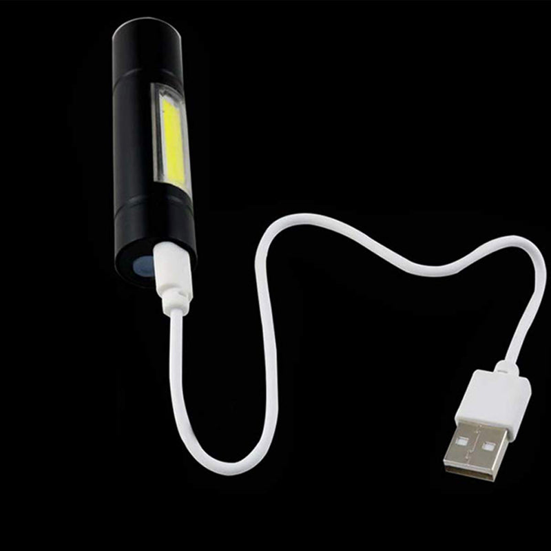 Super Bright Camping Torch Lamp COB Mini LED Flashlight USB Charging_5