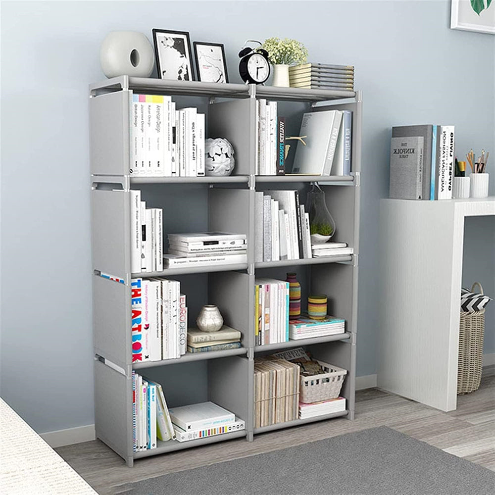 STORFEX 8-Grid Assembled Bookshelves Storage Rack_1