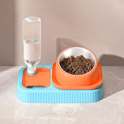 3 in 1 Pet Food Container with Automatic Drinking Bottle_3