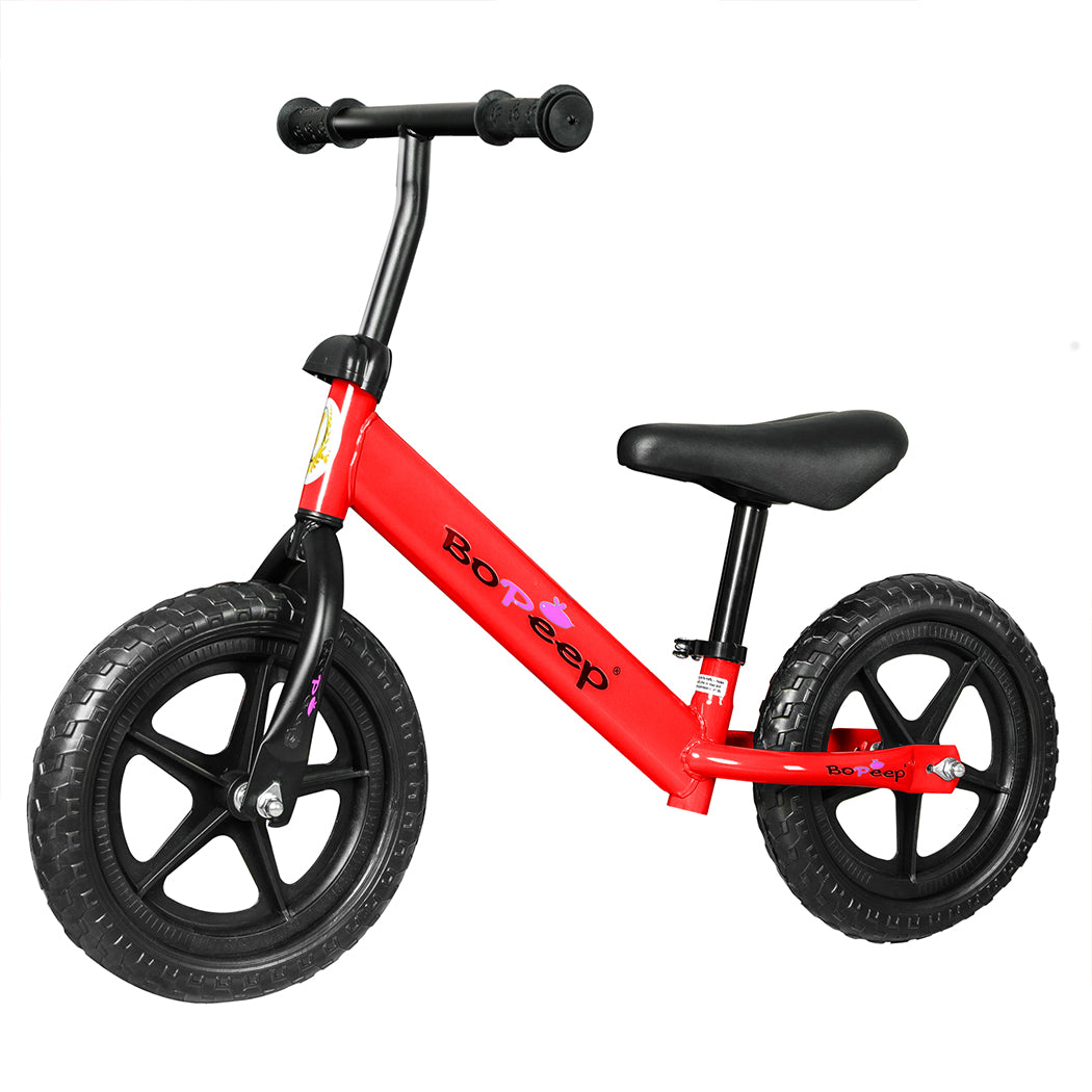 BoPeep Kids Balance Bike Ride On Toys Red-1829372382083682304