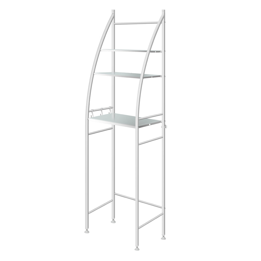 Dutxa 3 Tier Over Toilet Storage Shelf White-1831592970953035776