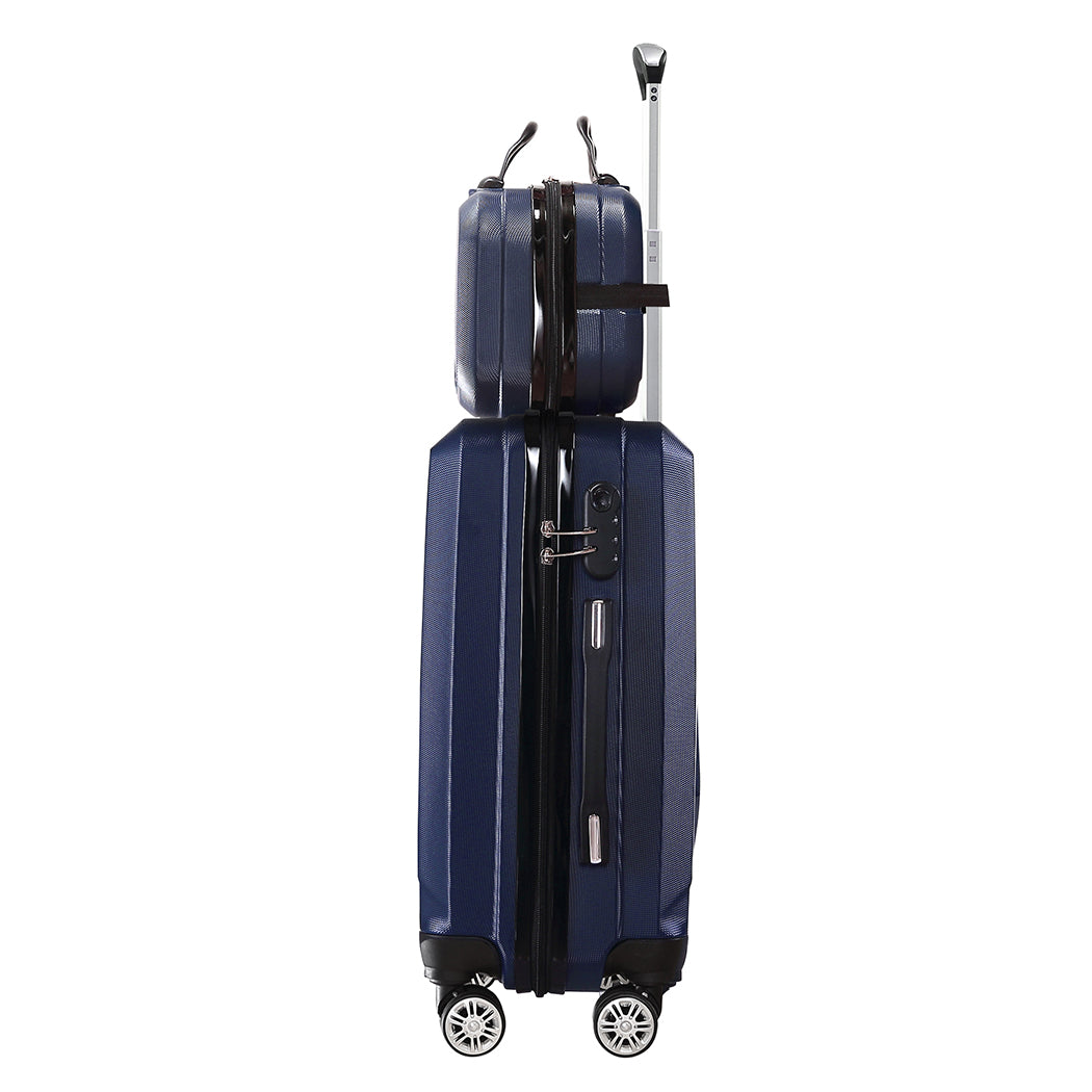 Slimbridge 2pcs 20"Travel Luggage Set Novy-1831592702798598148