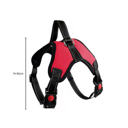 FLOOFI XXL Size Dog Harness XL Size (Red)