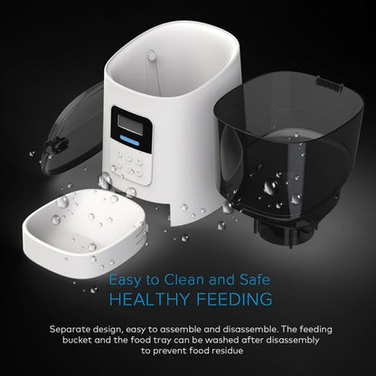 Floofi Automatic Smart Pet Feeder 6L - Black