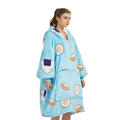 GOMINIMO Hoodie Blanket Adult Sushi