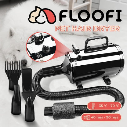 Floofi Pet Hair Dryer Advance Black