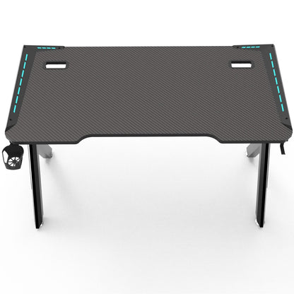 EKKIO RGB Gaming Desk Y Shape Black 100cm