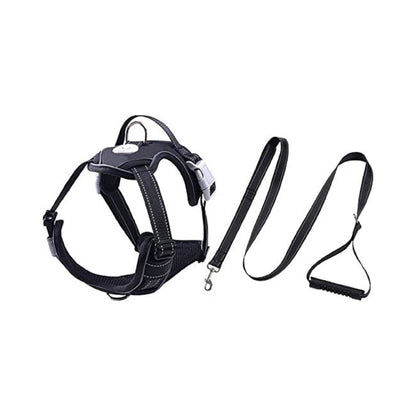 FLOOFI Dog Harness Vest XXL Size (Black)