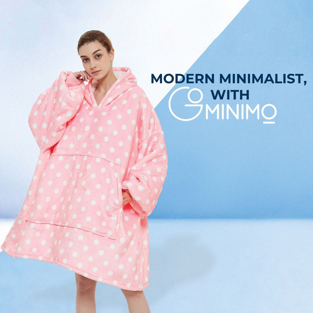 GOMINIMO Hoodie Blanket Kids Sushi Blue