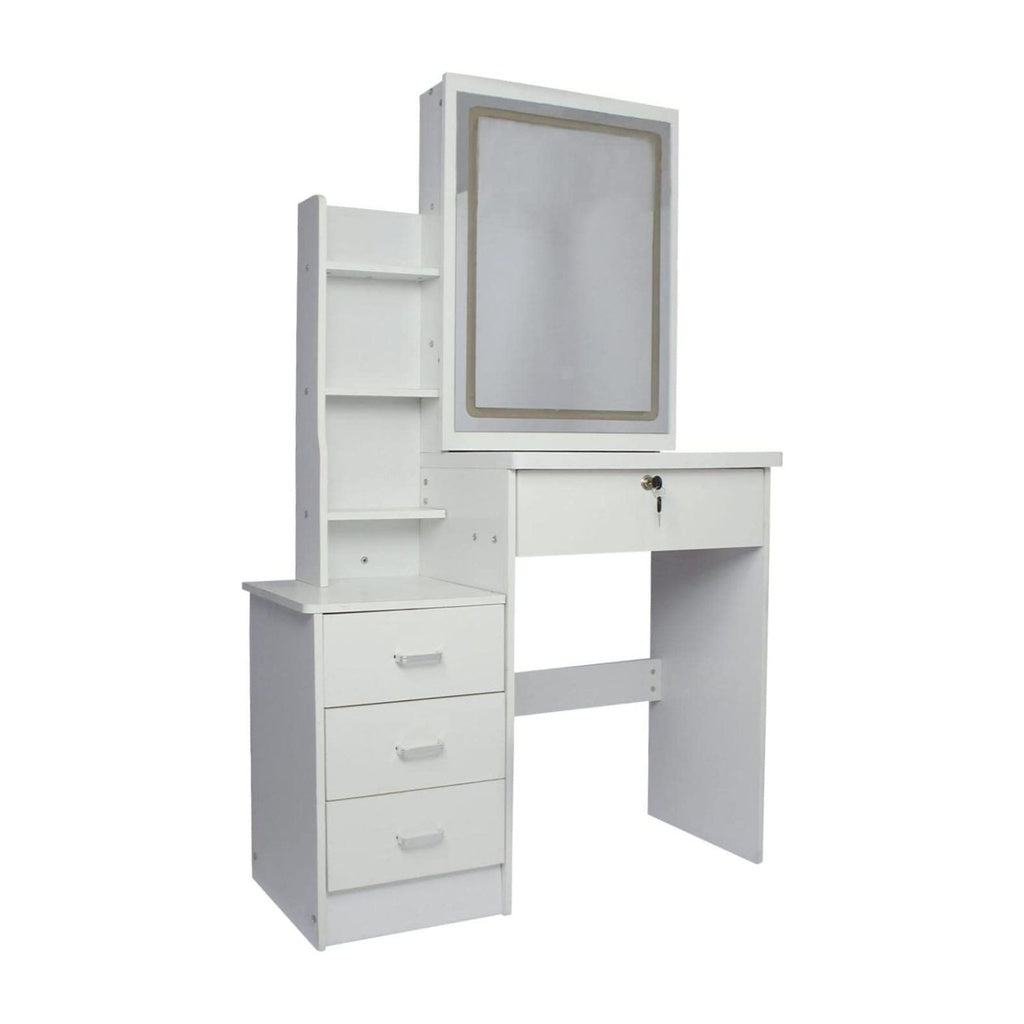 EKKIO Dressing Table White LED Mirror