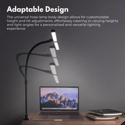 GOMINIMO 24W Double Head LED Desk Lamp with 5 Color Modes (Black)