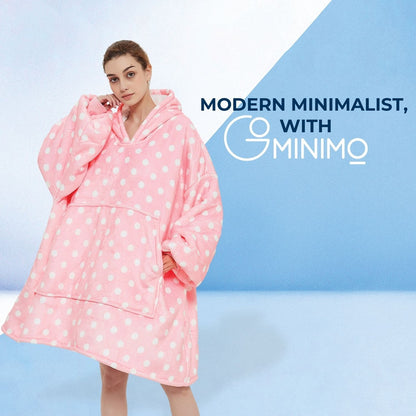 GOMINIMO Hoodie Blanket Black