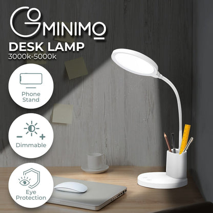 GOMINIMO Desk Lamp With Pen And Phone Holder