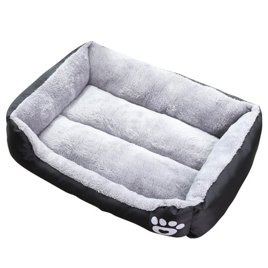 Floofi Pet Bed Square L Size (Black)