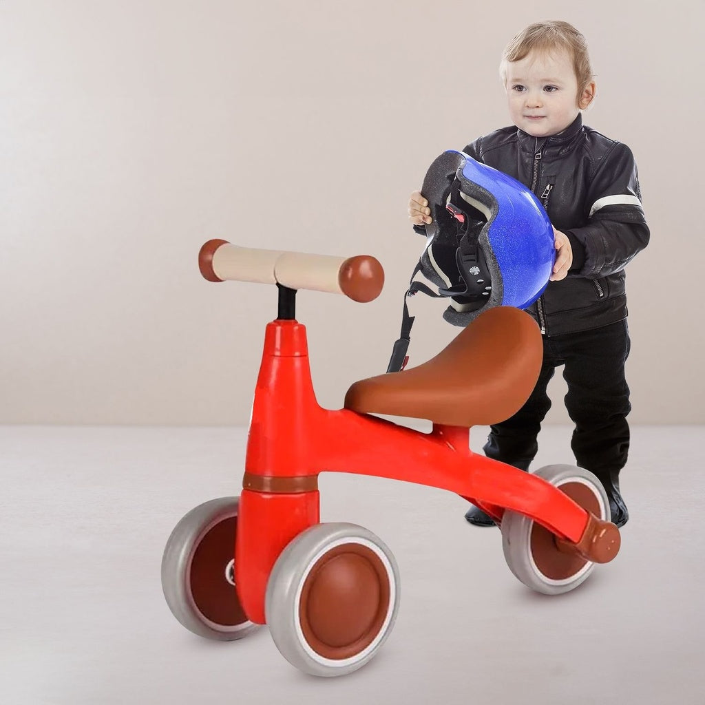 GOMINIMO 3 Wheels Baby Balance Bike Red