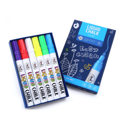 Jar Melo Liquid Chalk Markers- 6 Colours-1826048965234266112